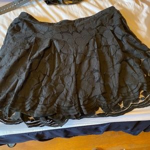 Black Floral Torrid Shorts